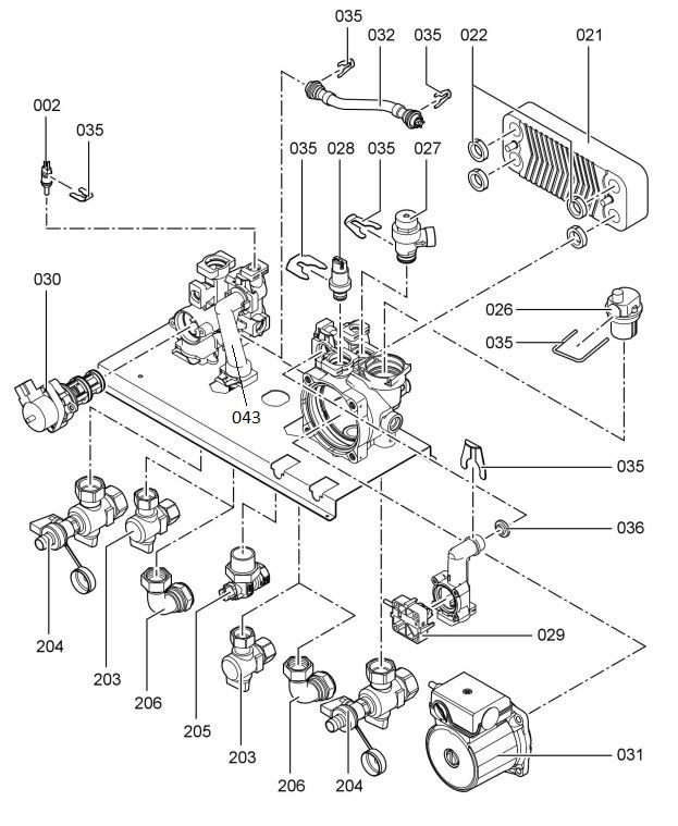 7246794 Hydraulic Block