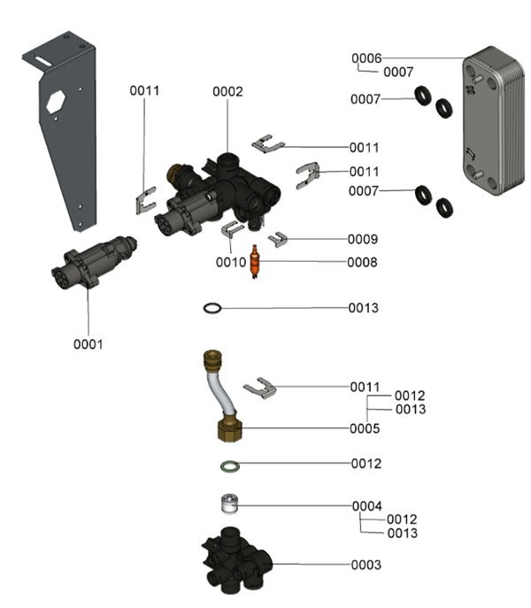 7124735 Hydraulic Block