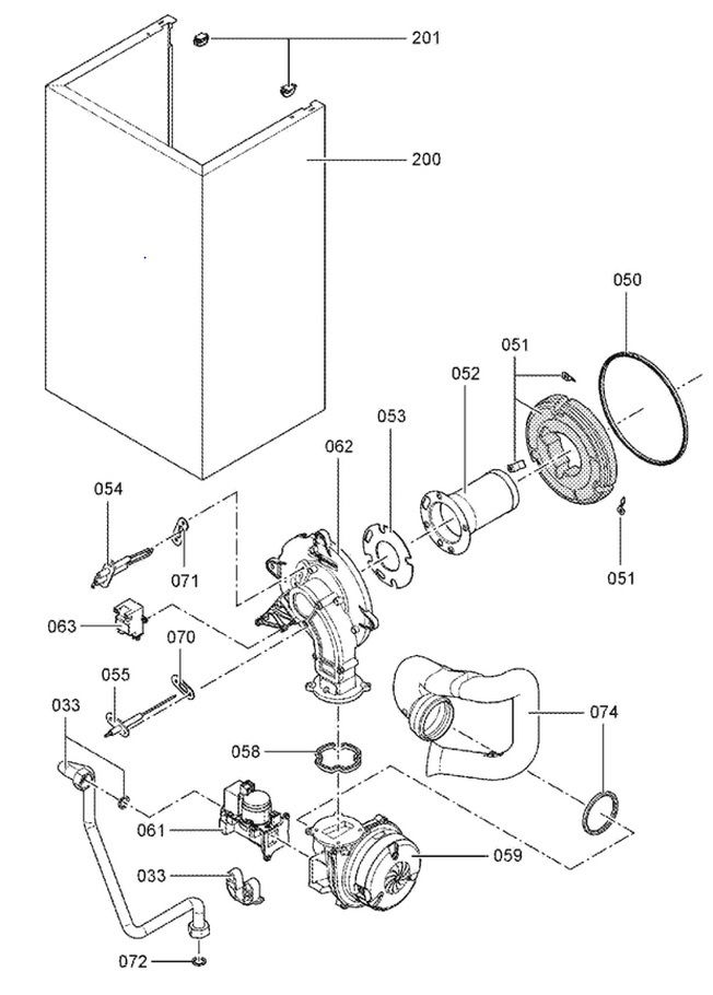 7194474 Burner & Housing