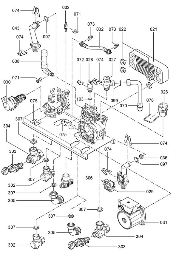 7248588 Hydraulic Block