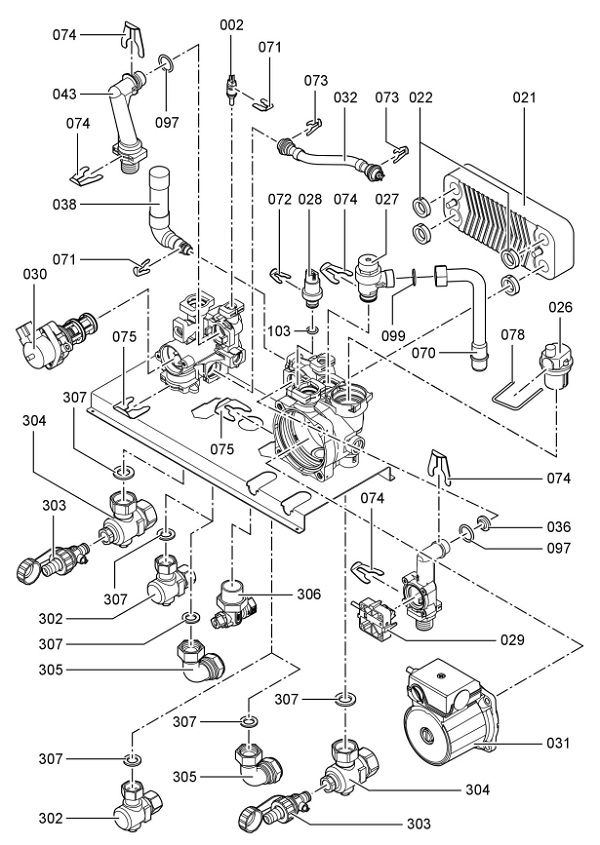 7248589 Hydraulic Block