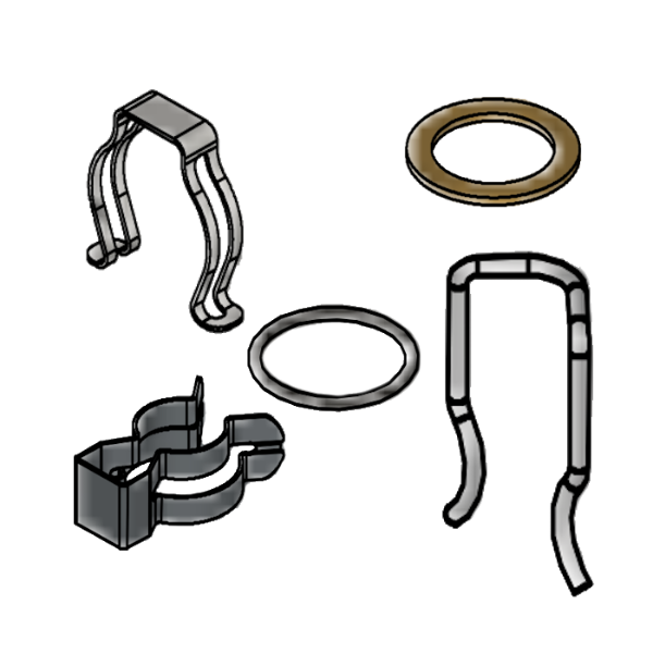 Compression union connection set