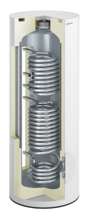 Vitocell 300-B EVBB-A 300ltr (Vitopearlwhite)