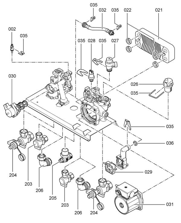 7247426 Hydraulic Block