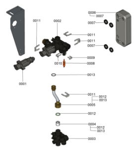 7121616 Hydraulic Block