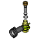 Ball valve DN15 return w. MAG connection