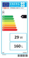 Vitocell 300-V EVIB-A+ 160ltr (Vitosilver)