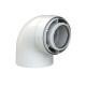 Flue 60/100mm Balanced 87° Elbow (Low Height)