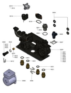 7121318 Hydraulic Block Detail