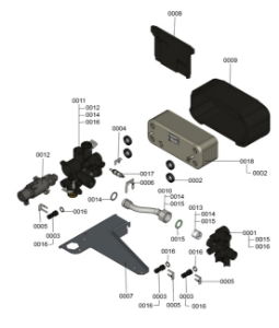 7121909 Hydraulic Block 