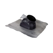 7452499 Flue 60/100mm 80/125mm  Universal Roof Tile (Black)