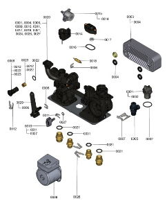 7121312 Hydraulic Block Detail