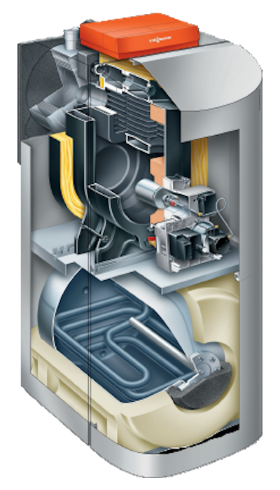 Vitorondens 200-T Condensing Oil Boiler 100kW (Open Flue)