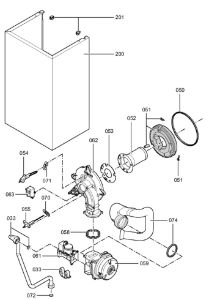 7248823 Burner and Housing