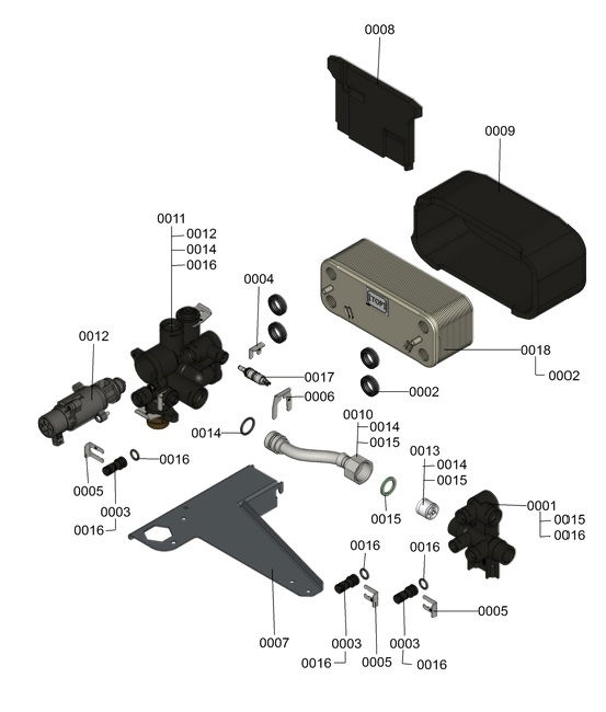 7121909 Hydraulic Block